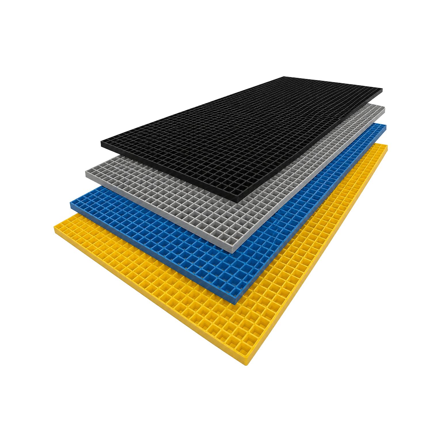 ChenXing GS-0812 FRP Grating white background product image GS-0812