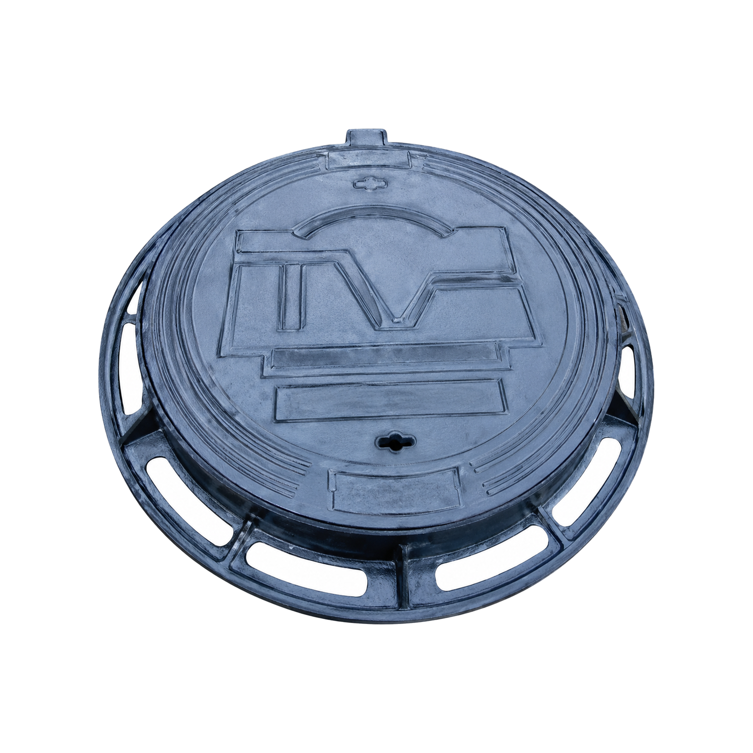 ChenXing JG-0213 Ductile Iron Round Manhole Cover white background product image JG-0213