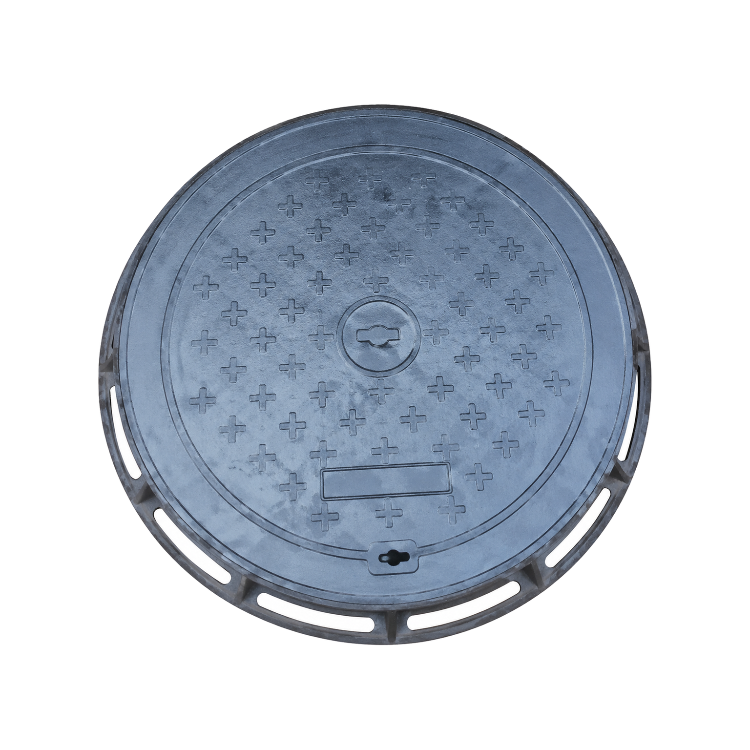 ChenXing JG-0216 Ductile Iron Round Manhole Cover white background product image JG-0216